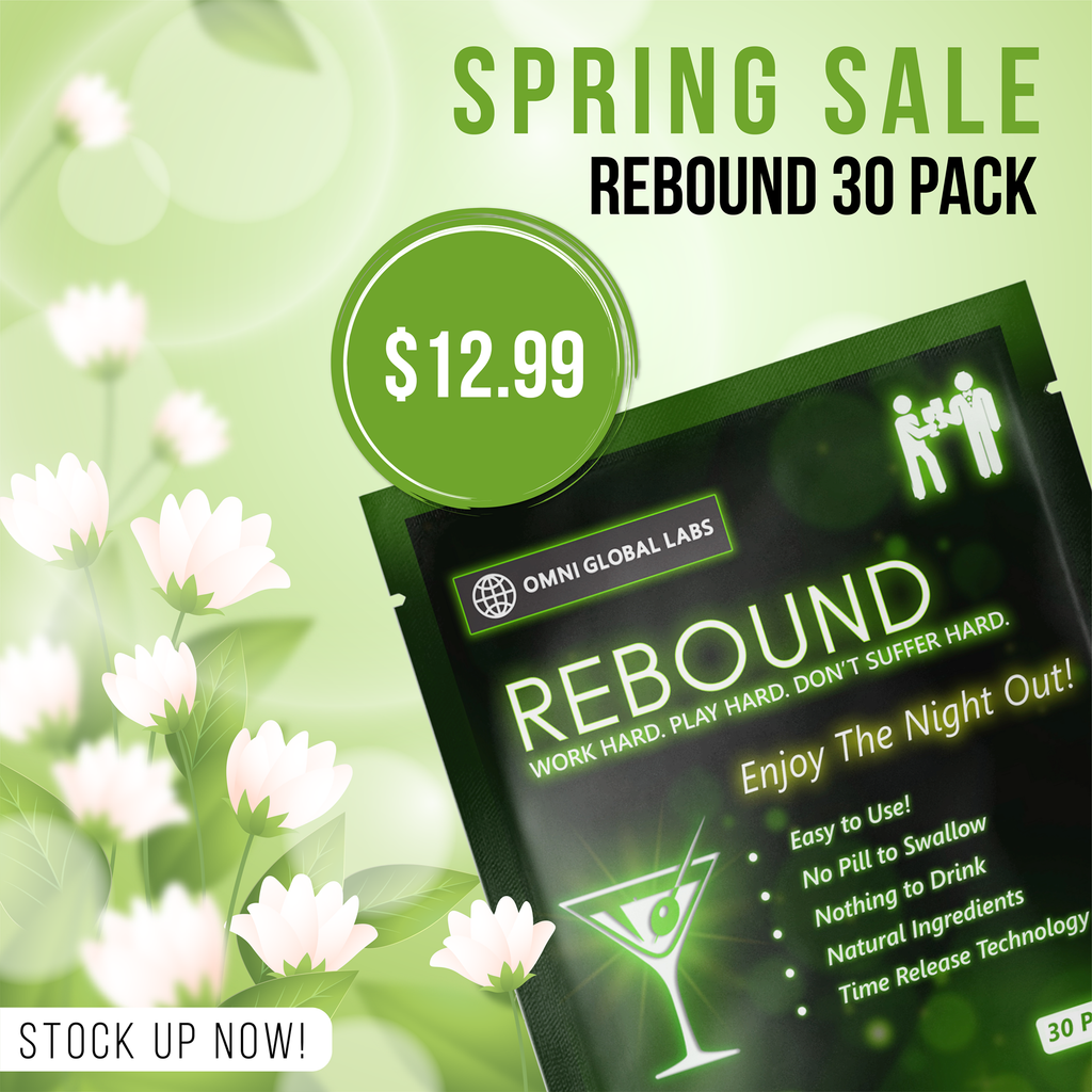 Get Ready for Spring with Rebound Hangover Patches - On Sale Now!